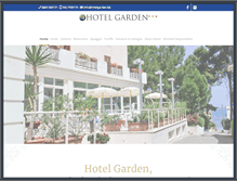 Tablet Screenshot of hotelgarden.biz